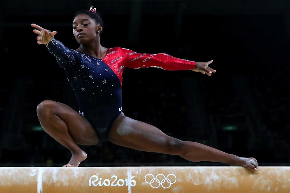 Simone Biles Rio 2016 beam