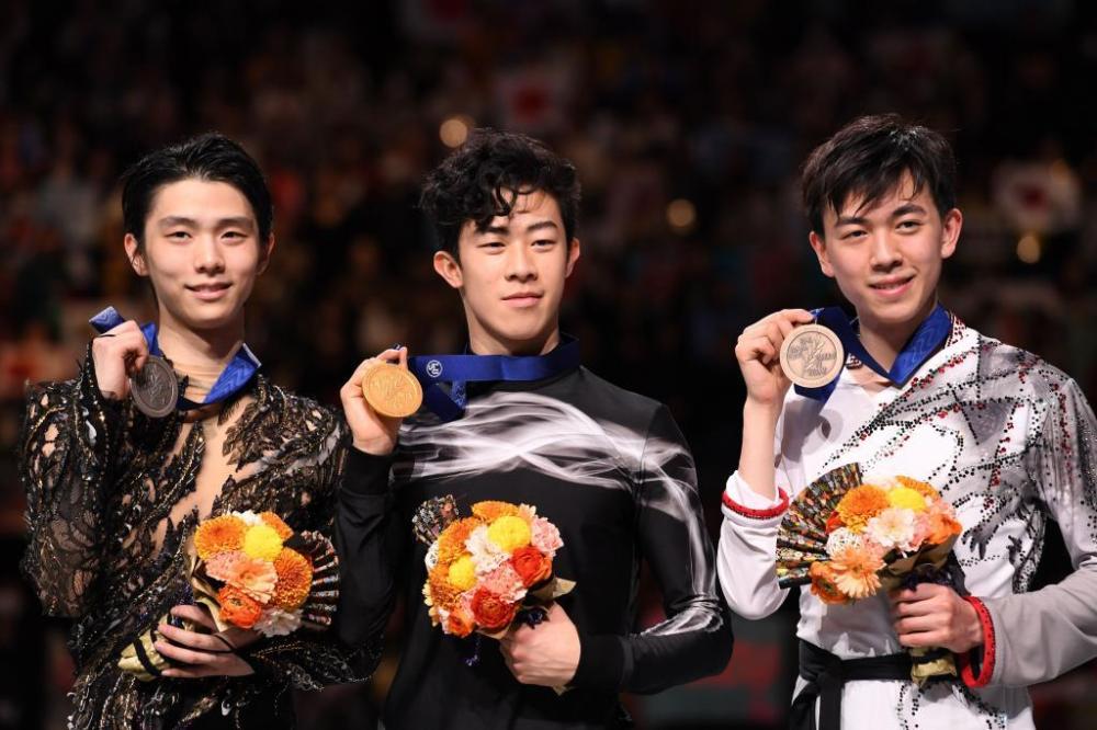 Yuzuru Hanyu, Nathan Chen, Vincent Zhou