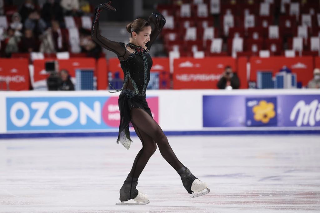 Kamila Valieva Test Skates 2021